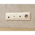 Комплект механизма компьютерной розетки Ambrella Volt MA MA312005 от ImperiumLoft