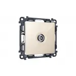 Комплект механизма TV розетки оконечной экранированной 5-1000MHz 3dB Ambrella Volt MA MA313005 от ImperiumLoft