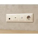 Комплект механизма TV розетки SAT 5-2400MHz 3.5dB Ambrella Volt MA MA313050