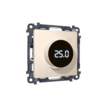 Комплект механизма терморегулятора с цифровым дисплеем с подсветкой и датчиком для теплого пола 16A-250V Ambrella Volt MA MA325810 Комплект механизма терморегулятора с цифровым дисплеем с подсветкой и датчиком для теплого пола 16A-250V Ambrella Volt MA MA325810