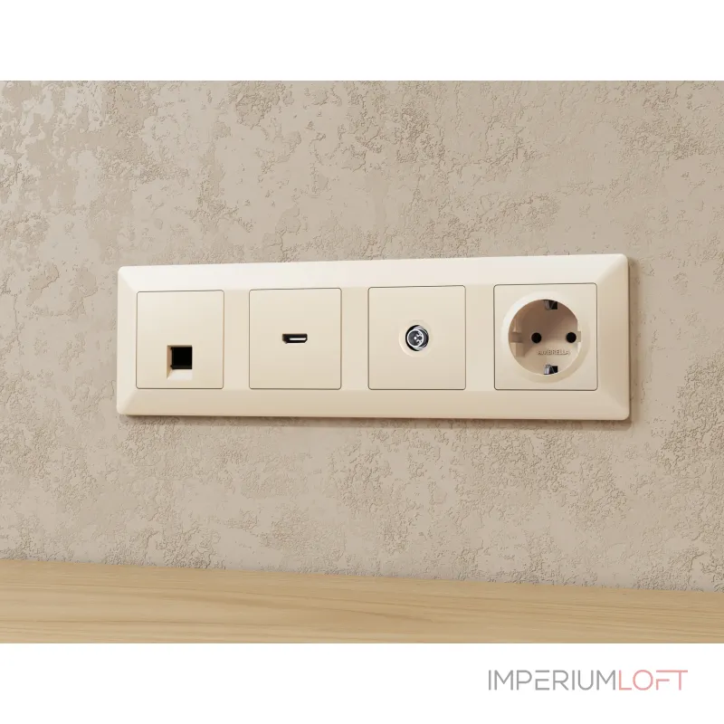 Комплект механизма TV розетки оконечной экранированной 5-1000MHz 3dB Ambrella Volt MA MA333005 от ImperiumLoft Комплект механизма TV розетки оконечной экранированной 5-1000MHz 3dB Ambrella Volt MA MA333005 от ImperiumLoft