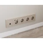 Комплект механизма компьютерной розетки Ambrella Volt MA MA372005 от ImperiumLoft