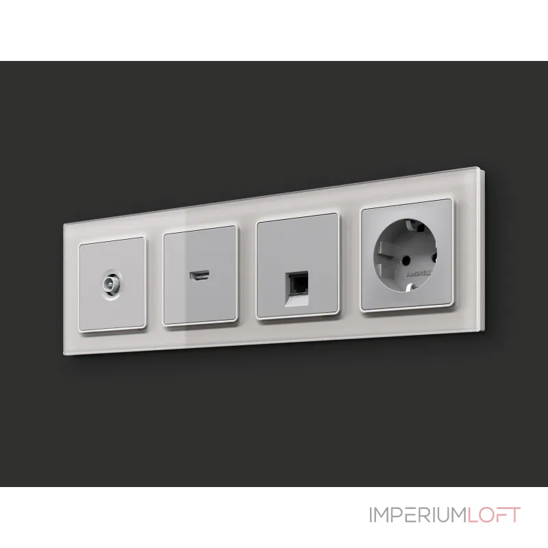 Комплект механизма компьютерной розетки Ambrella Volt MA MA412005 от ImperiumLoft Комплект механизма компьютерной розетки Ambrella Volt MA MA412005 от ImperiumLoft