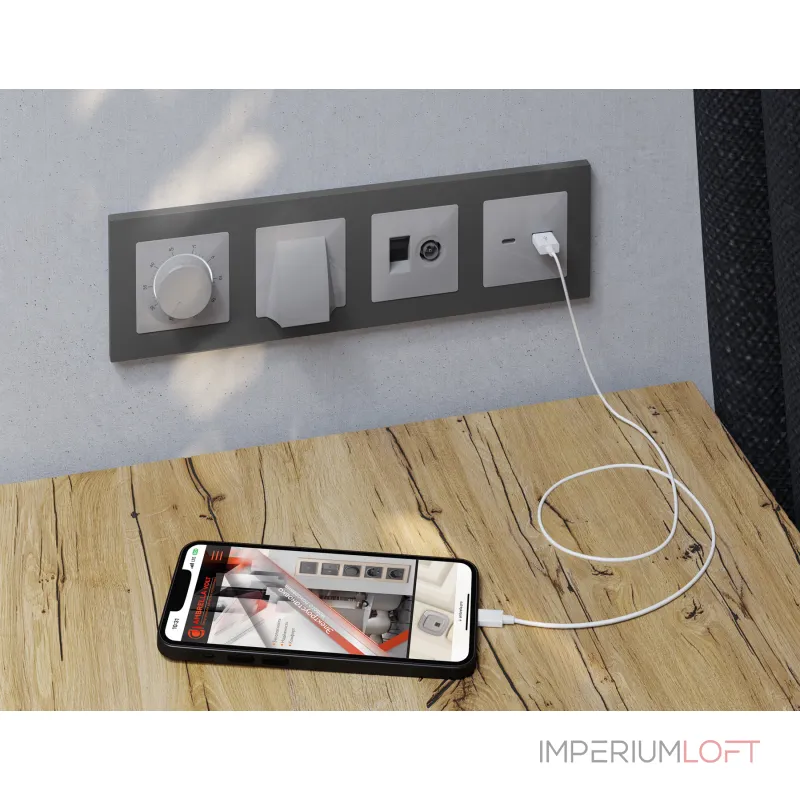 Комплект вывода кабеля с фиксатором Ambrella Volt MA MA415810 от ImperiumLoft