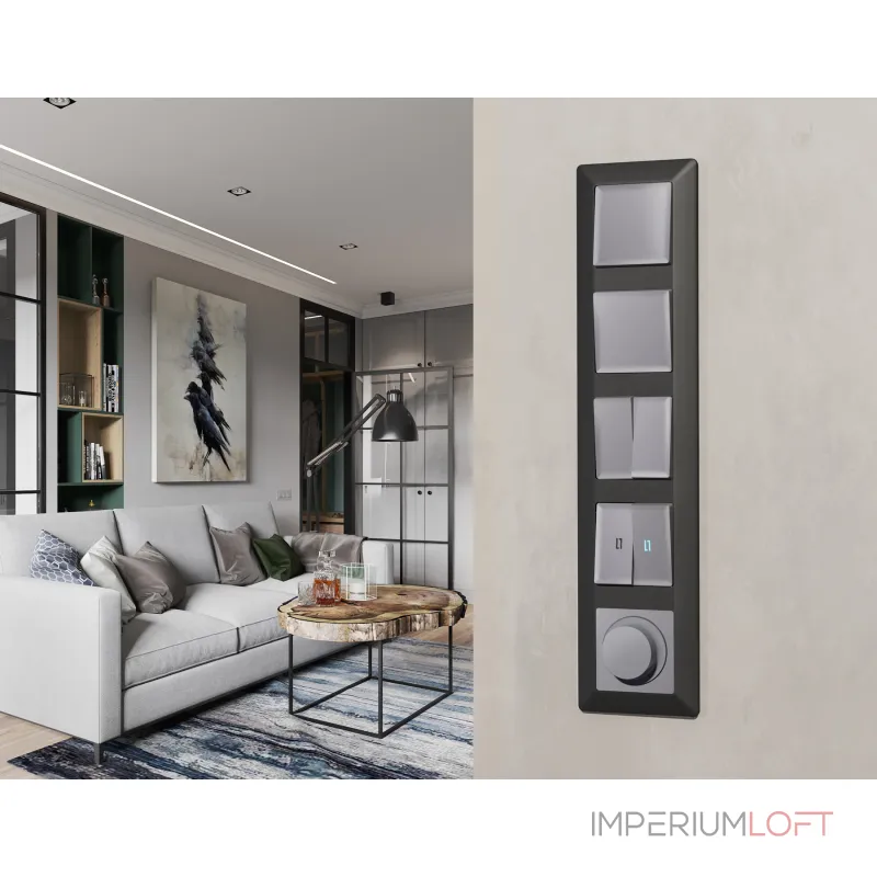 Комплект механизма 2-клавишного перекрестного выключателя 10A-250V Ambrella Volt MA MA503030 от ImperiumLoft Комплект механизма 2-клавишного перекрестного выключателя 10A-250V Ambrella Volt MA MA503030 от ImperiumLoft