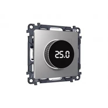 Комплект механизма терморегулятора с цифровым дисплеем с подсветкой и датчиком для теплого пола 16A-250V Ambrella Volt MA MA505810 Комплект механизма терморегулятора с цифровым дисплеем с подсветкой и датчиком для теплого пола 16A-250V Ambrella Volt MA MA505810