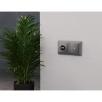 Комплект механизма терморегулятора с цифровым дисплеем с подсветкой и датчиком для теплого пола 16A-250V Ambrella Volt MA MA505810 от ImperiumLoft