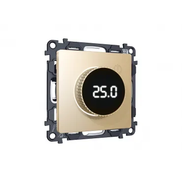 Комплект механизма терморегулятора с цифровым дисплеем с подсветкой и датчиком для теплого пола 16A-250V Ambrella Volt MA MA605810 Комплект механизма терморегулятора с цифровым дисплеем с подсветкой и датчиком для теплого пола 16A-250V Ambrella Volt MA MA605810