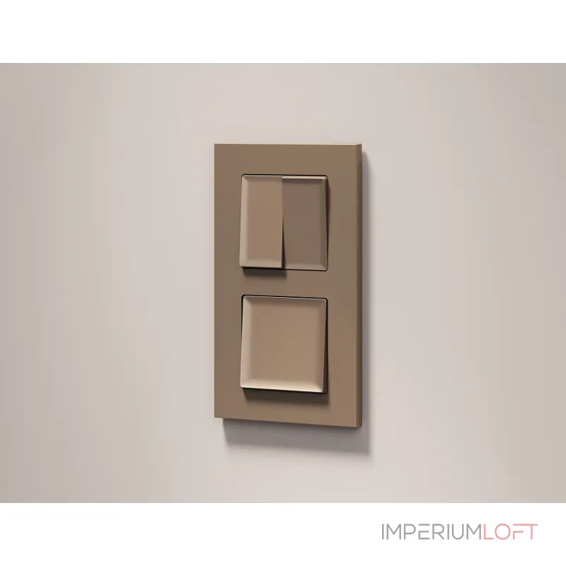 Комплект механизма 2-клавишного перекрестного выключателя 10A-250V Ambrella Volt MA MA633030 от ImperiumLoft