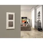 Комплект механизма терморегулятора с датчиком для теплого пола с подсветкой 16A-250V Ambrella Volt MA MA635710 от ImperiumLoft