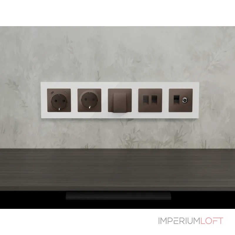 Комплект механизма электрической розетки 2USB С+C 20W (быстрая зарядка) с/з на винтовых зажимах 16A-250V Ambrella Volt MA MA640510 от ImperiumLoft Комплект механизма электрической розетки 2USB С+C 20W (быстрая зарядка) с/з на винтовых зажимах 16A-250V Ambrella Volt MA MA640510 от ImperiumLoft