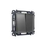 Комплект механизма 2-клавишного перекрестного выключателя 10A-250V Ambrella Volt MA MA653030 от ImperiumLoft