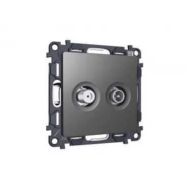 Комплект механизма розетки TV оконечной + SAT 5-862MHz 3.5dB/950-2150MHz 3.5dB Ambrella Volt MA MA663310 Комплект механизма розетки TV оконечной + SAT 5-862MHz 3.5dB/950-2150MHz 3.5dB Ambrella Volt MA MA663310