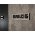 Комплект механизма 2-клавишного перекрестного выключателя 10A-250V Ambrella Volt MA MA803030 от ImperiumLoft