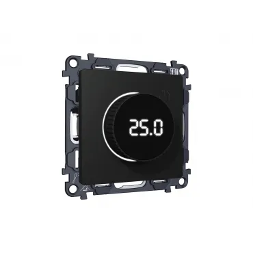 Комплект механизма терморегулятора с цифровым дисплеем с подсветкой и датчиком для теплого пола 16A-250V Ambrella Volt MA MA805810 Комплект механизма терморегулятора с цифровым дисплеем с подсветкой и датчиком для теплого пола 16A-250V Ambrella Volt MA MA805810