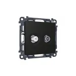 Комплект механизма розетки TV оконечной + SAT 5-862MHz 3.5dB/950-2150MHz 3.5dB Ambrella Volt MA MA813310