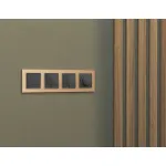 Комплект механизма 2-клавишного перекрестного выключателя 10A-250V Ambrella Volt MA MA903030 от ImperiumLoft