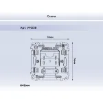 Вывод кабеля с фиксатором Ambrella Volt VM VM238 от ImperiumLoft