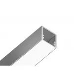 Алюминиевый профиль накладной 10*10 для светодиодной ленты до 8мм Ambrella ILLUMINATION GP1650AL