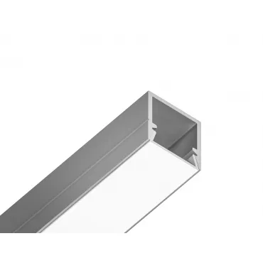 Алюминиевый профиль накладной 10*10 для светодиодной ленты до 8мм Ambrella ILLUMINATION GP1650AL