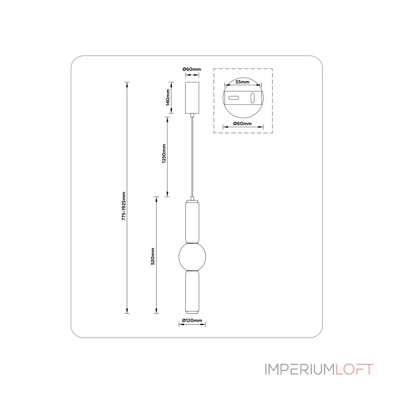 Подвесной светильник Ambrella HIGH LIGHT LH11023
