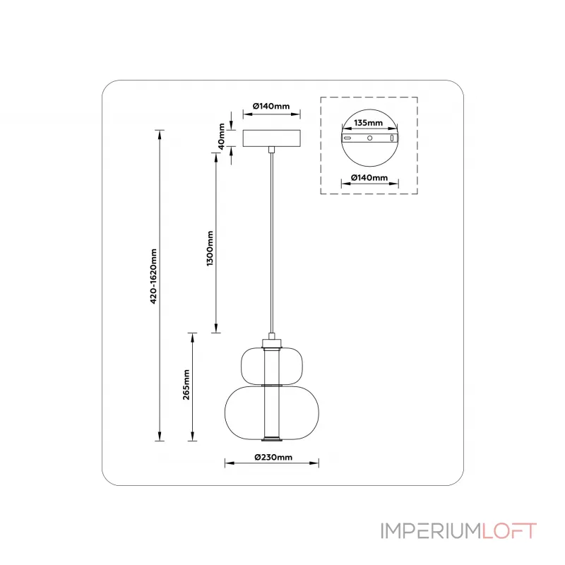 Подвесной светильник Ambrella HIGH LIGHT LH11052