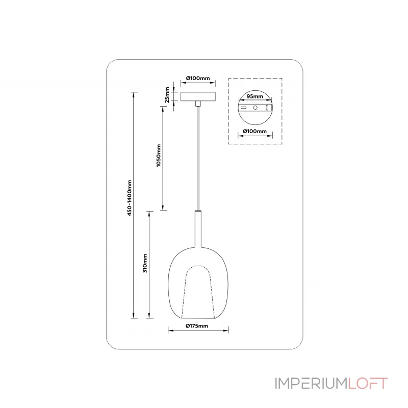 Подвесной светильник Ambrella HIGH LIGHT LH11125 Подвесной светильник Ambrella HIGH LIGHT LH11125