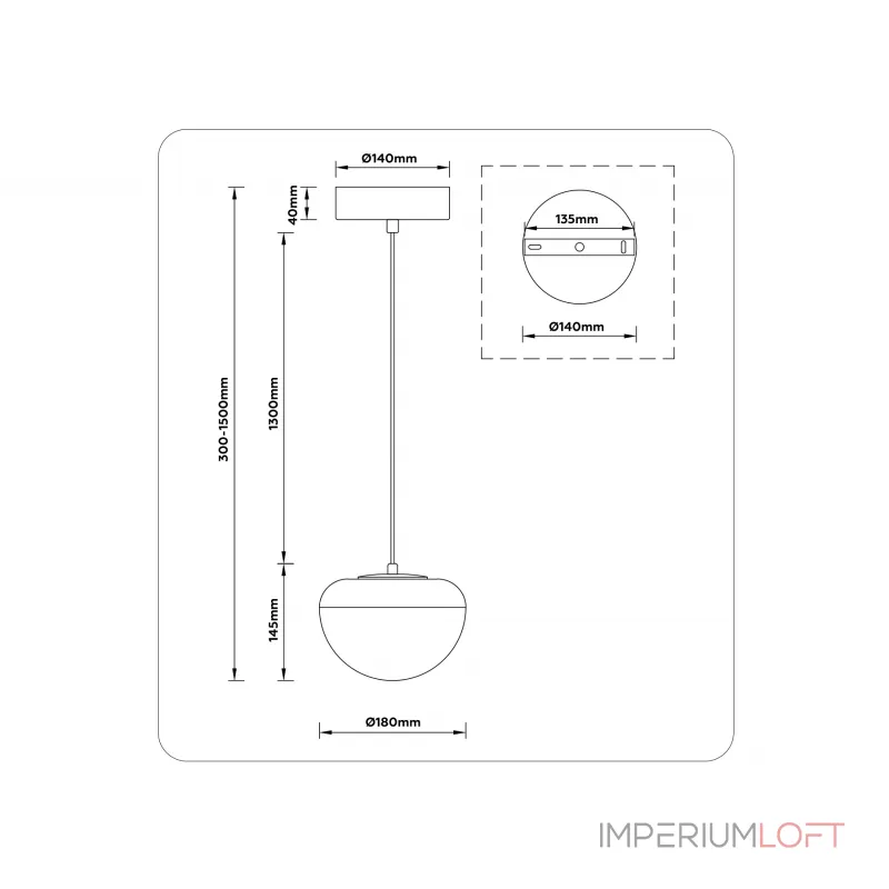 Подвесной светильник Ambrella HIGH LIGHT LH12001 Подвесной светильник Ambrella HIGH LIGHT LH12001