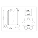 Подвесная люстра Ambrella HIGH LIGHT LH12003