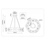 Подвесная люстра Ambrella HIGH LIGHT LH31021