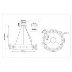 Подвесная люстра Ambrella HIGH LIGHT LH31030