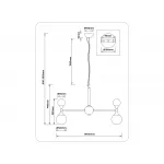 Подвесная люстра Ambrella HIGH LIGHT LH51051