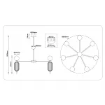 Люстра на штанге Ambrella HIGH LIGHT LH53106