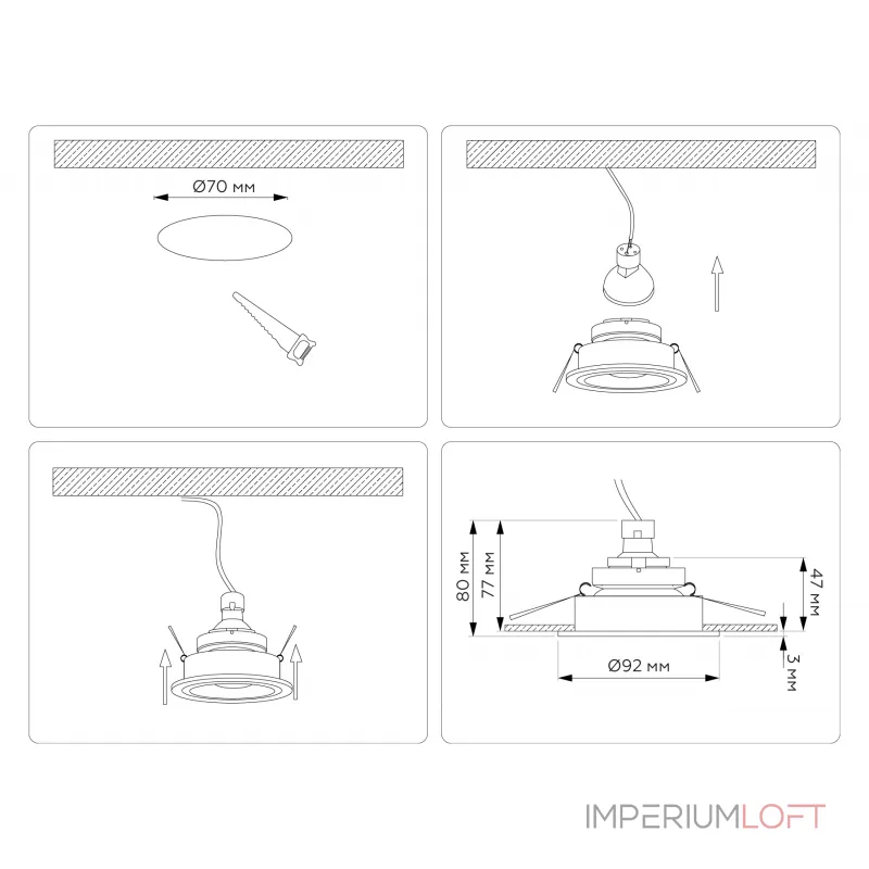 Светильник встраиваемый Ambrella TECHNO SPOT TN102824 от ImperiumLoft Светильник встраиваемый Ambrella TECHNO SPOT TN102824 от ImperiumLoft