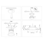 Светильник встраиваемый Ambrella TECHNO SPOT TN6607 от ImperiumLoft