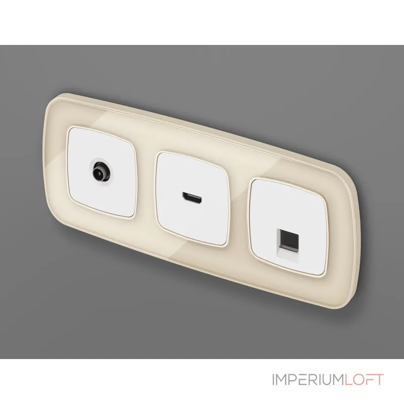 Комплект механизма компьютерной розетки RJ-45 (8P8C) CAT6A экранированной с автоматической защитной шторкой Ambrella Volt QUANT OMEGA MO112005 от ImperiumLoft Комплект механизма компьютерной розетки RJ-45 (8P8C) CAT6A экранированной с автоматической защитной шторкой Ambrella Volt QUANT OMEGA MO112005 от ImperiumLoft