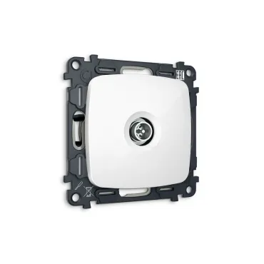 Комплект механизма TV розетки оконечной экранированной 5-1000MHz 3dB Ambrella Volt QUANT OMEGA MO113005