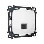 Комплект механизма компьютерной розетки RJ-45 (8P8C) CAT6A экранированной с автоматической защитной шторкой Ambrella Volt QUANT OMEGA MO132005 от ImperiumLoft