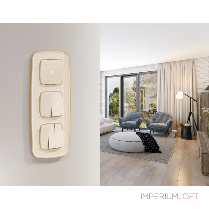 Комплект механизма 2-клавишного перекрестного выключателя 10A-250V Ambrella Volt QUANT OMEGA MO303030 от ImperiumLoft Комплект механизма 2-клавишного перекрестного выключателя 10A-250V Ambrella Volt QUANT OMEGA MO303030 от ImperiumLoft