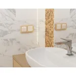 Комплект механизма 2-клавишного перекрестного выключателя 10A-250V Ambrella Volt QUANT OMEGA MO303030 от ImperiumLoft