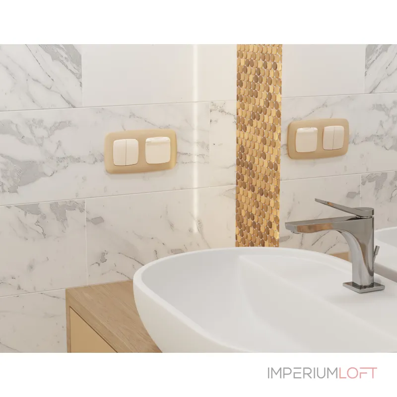 Комплект механизма 2-клавишного перекрестного выключателя 10A-250V Ambrella Volt QUANT OMEGA MO303030 от ImperiumLoft Комплект механизма 2-клавишного перекрестного выключателя 10A-250V Ambrella Volt QUANT OMEGA MO303030 от ImperiumLoft