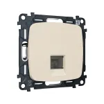 Комплект механизма компьютерной розетки RJ-45 (8P8C) CAT6A экранированной с автоматической защитной шторкой Ambrella Volt MO MO332005