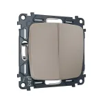 Комплект механизма 2-клавишного перекрестного выключателя 10A-250V Ambrella Volt QUANT OMEGA MO363030 от ImperiumLoft