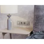 Комплект механизма 2-клавишного перекрестного выключателя 10A-250V Ambrella Volt QUANT OMEGA MO363030 от ImperiumLoft