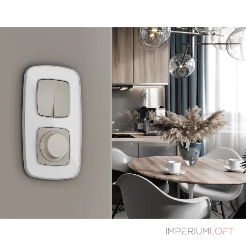 Комплект механизма 2-клавишного перекрестного выключателя 10A-250V Ambrella Volt QUANT OMEGA MO363030 от ImperiumLoft Комплект механизма 2-клавишного перекрестного выключателя 10A-250V Ambrella Volt QUANT OMEGA MO363030 от ImperiumLoft