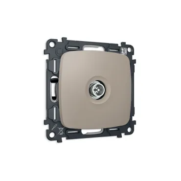 Комплект механизма TV розетки оконечной экранированной 5-1000MHz 3dB Ambrella Volt MO MO373005