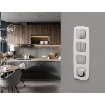 Комплект механизма 2-клавишного перекрестного выключателя 10A-250V Ambrella Volt QUANT OMEGA MO403030 от ImperiumLoft