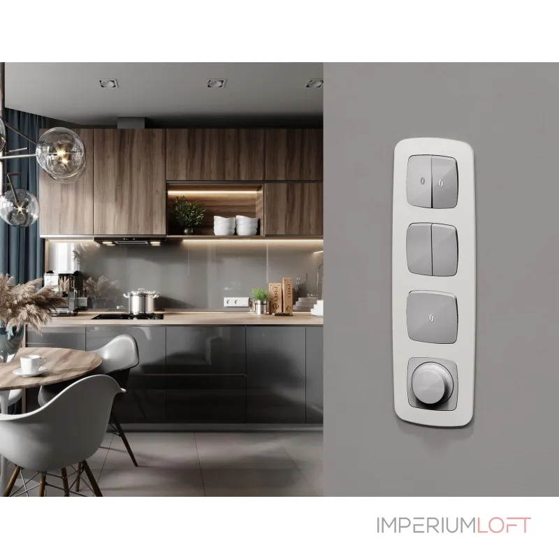 Комплект механизма 2-клавишного перекрестного выключателя 10A-250V Ambrella Volt QUANT OMEGA MO403030 от ImperiumLoft Комплект механизма 2-клавишного перекрестного выключателя 10A-250V Ambrella Volt QUANT OMEGA MO403030 от ImperiumLoft