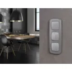 Комплект механизма 2-клавишного перекрестного выключателя 10A-250V Ambrella Volt QUANT OMEGA MO403030 от ImperiumLoft