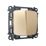 Комплект механизма 2-клавишного перекрестного выключателя 10A-250V Ambrella Volt MO MO603030